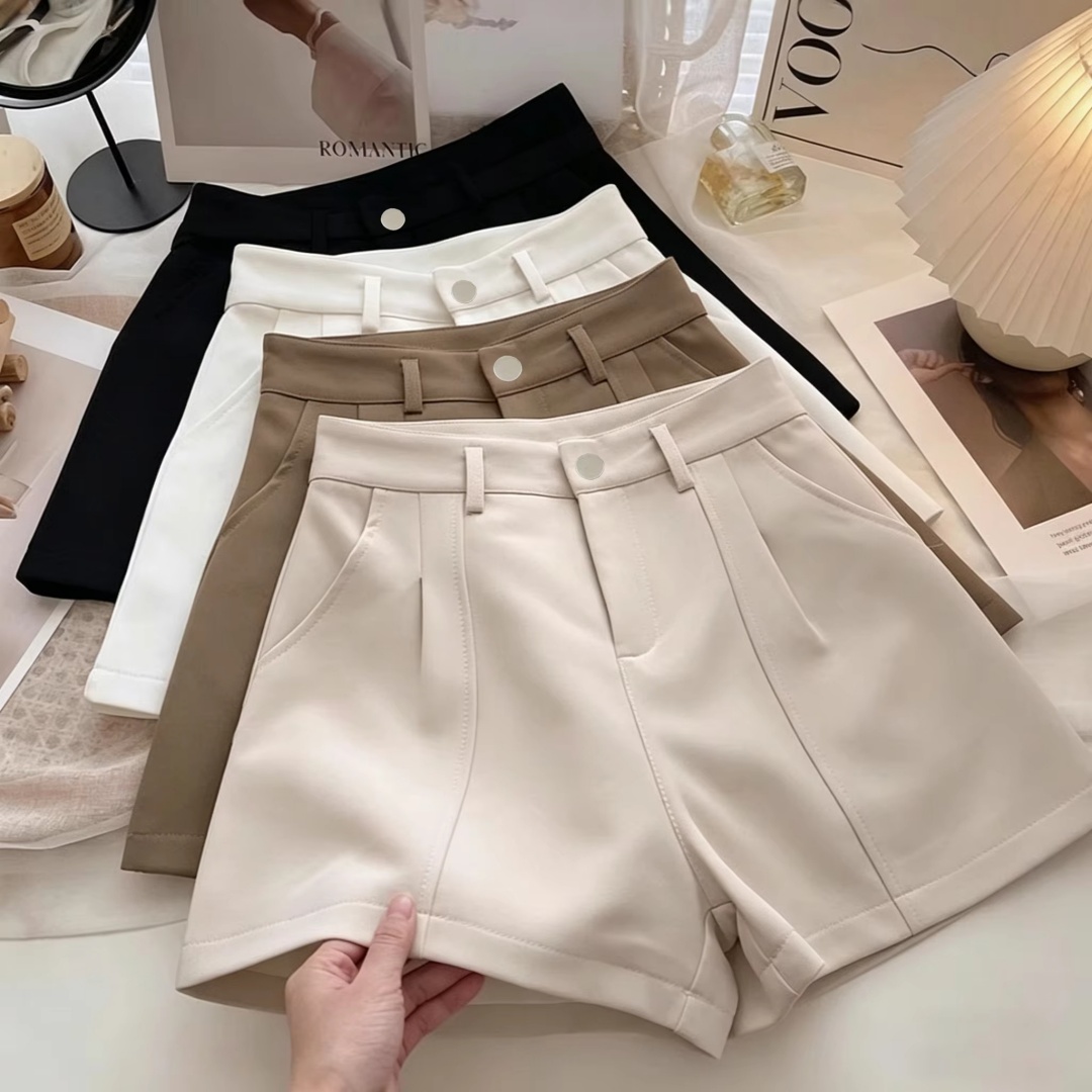 Street Fashion Plus Size - Shorts décontractés grande taille pour femme,