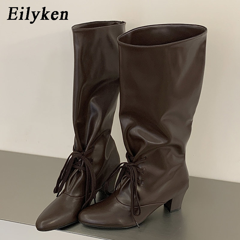 Street Fashion Lady - Eilyken – bottes modernes à lacets