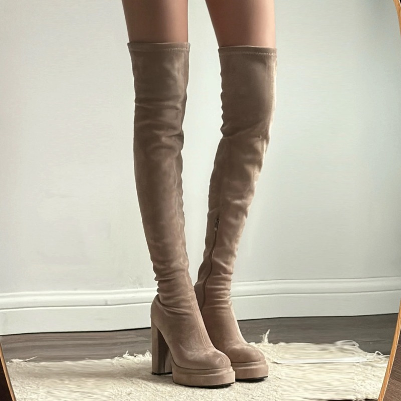 Street Fashion Lady - Bottes cuissardes sexy pour femme, style
