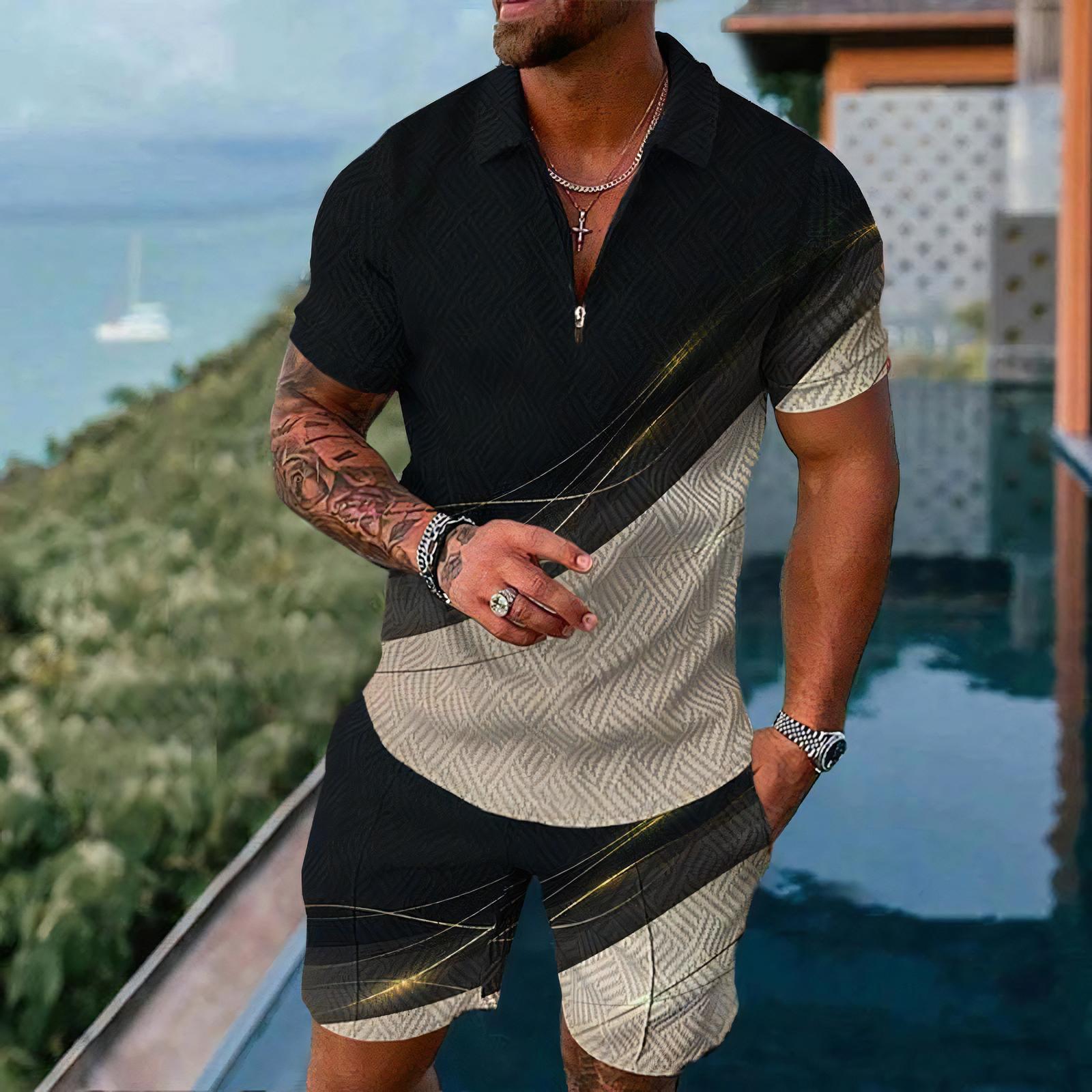 Street Fashion Style - Ensembles de polos pour hommes à