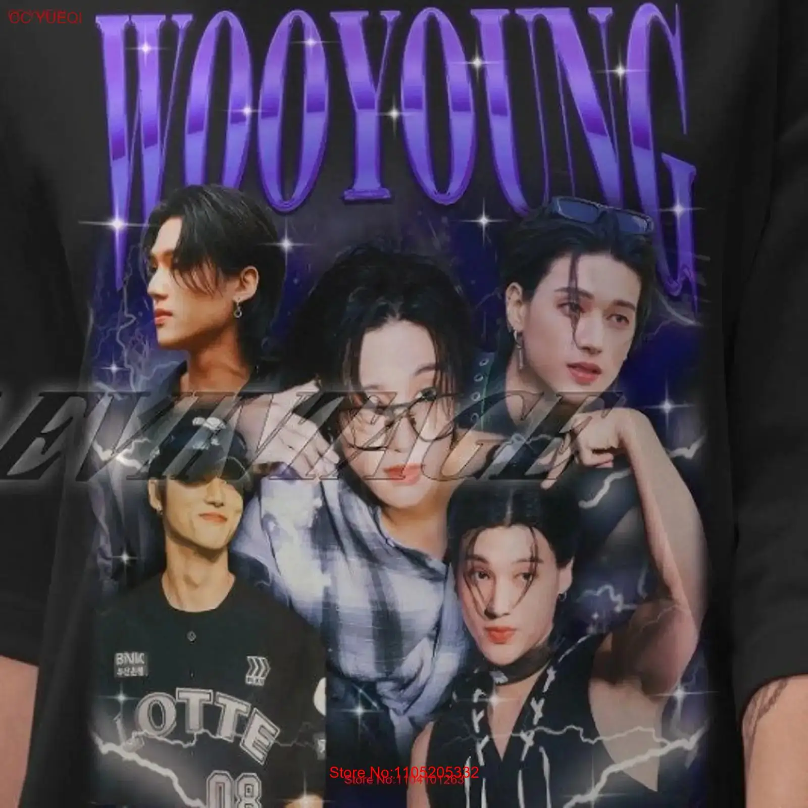 Street Fashion Kpop - Limité Woo jeune Vintage t-shirt Fan
