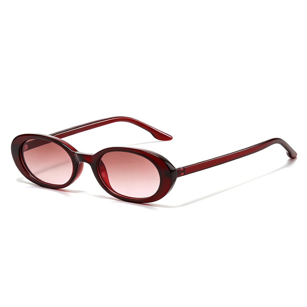 Street Fashion Photoshoot - Lunettes de soleil ovales à monture