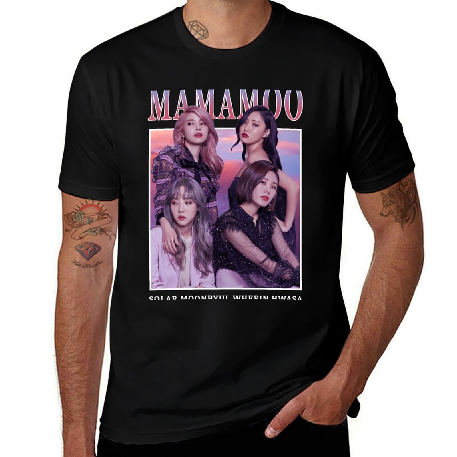 Street Fashion Photoshoot - T-shirt MAMAMOO, séance photo des membres,
