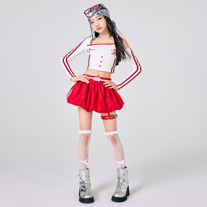 Street Fashion Kpop - Vêtements Hip Hop pour filles, haut
