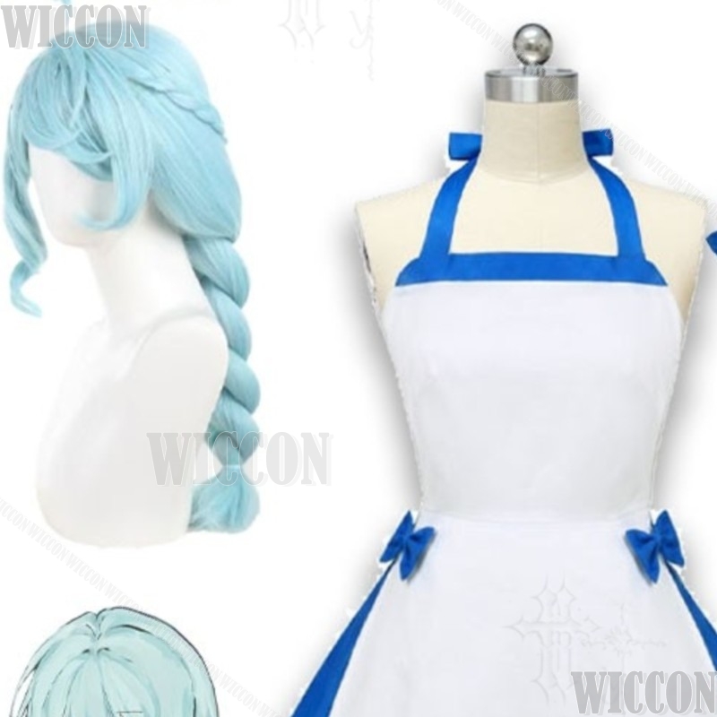 Street Fashion Europe - Robe de personnage bleue Zeno, tenue