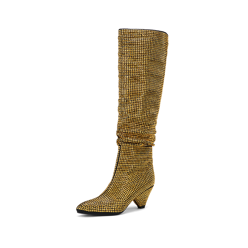 Mode talons pointus cristal bo - Street Fashion Lady avis et prix