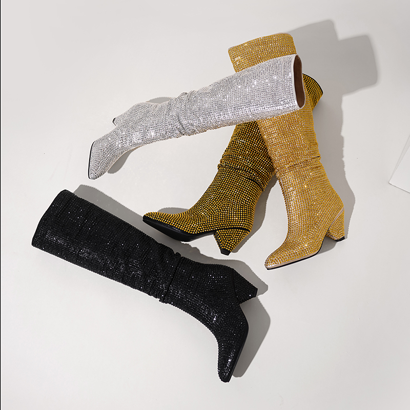 Mode talons pointus cristal bo - Street Fashion Lady avis et prix