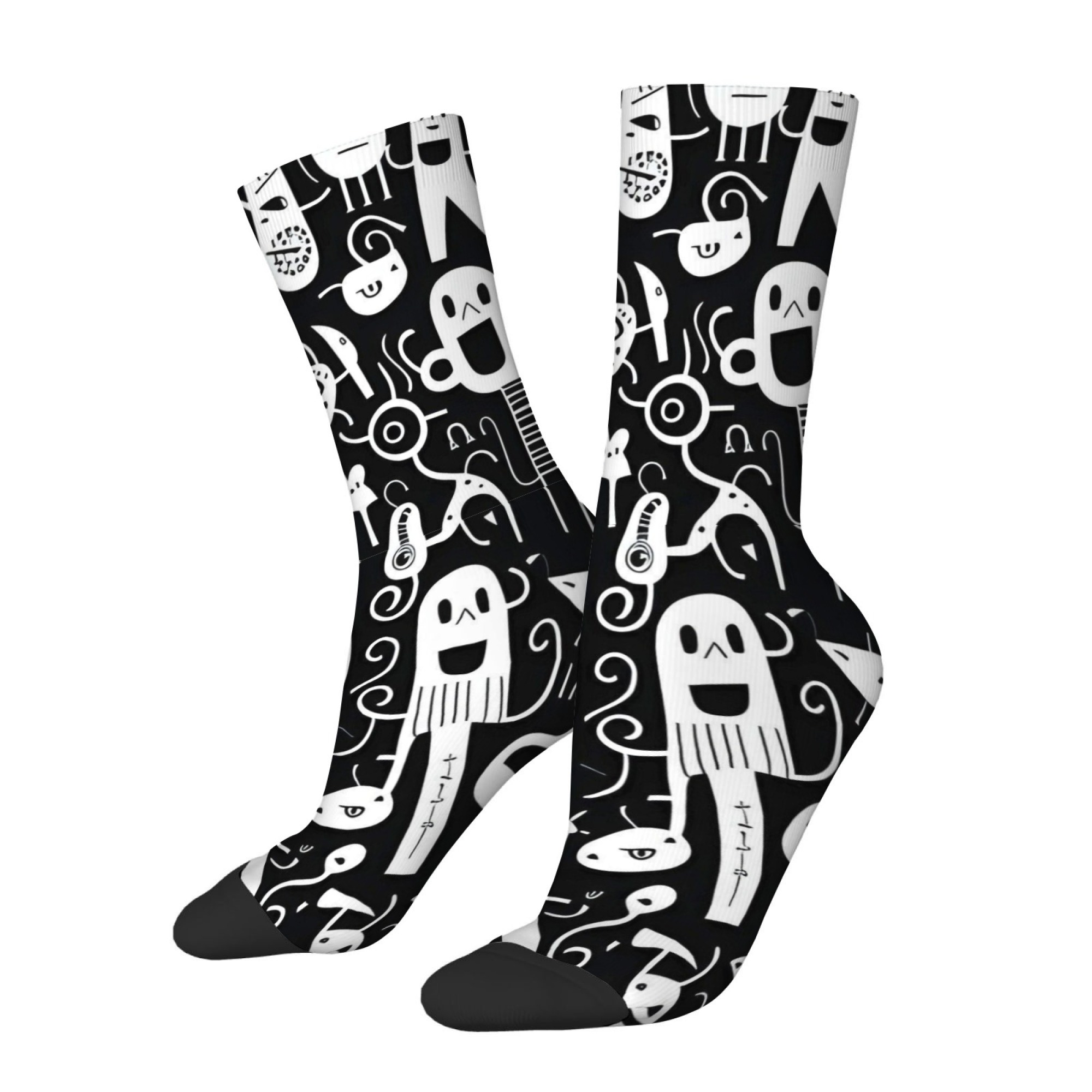 Chaussettes pour hommes à moti - Street Fashion Graffiti avis et prix