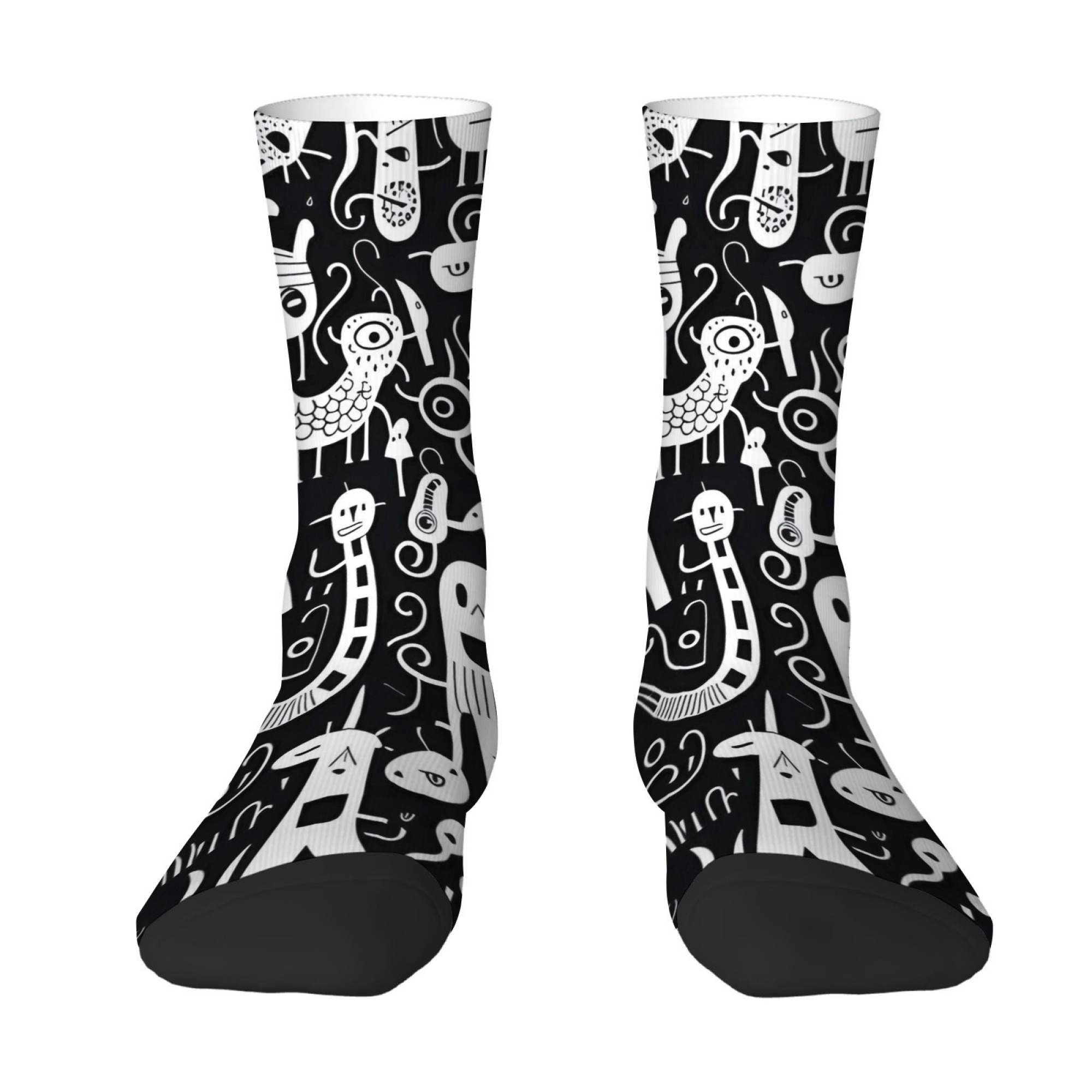 Chaussettes pour hommes à moti - Street Fashion Graffiti avis et prix