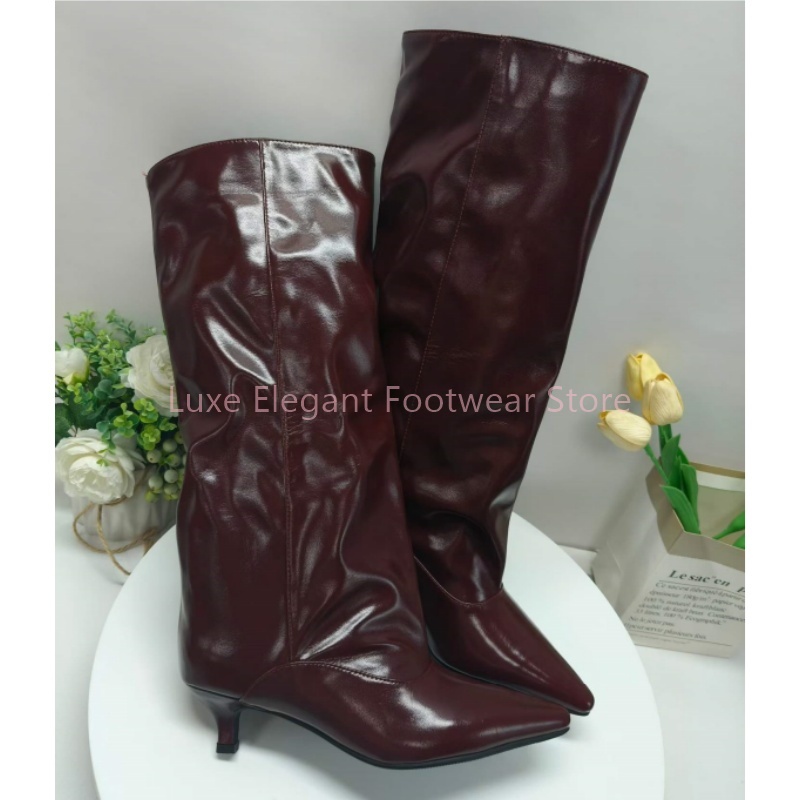 Bottes hauteur genou à bout po - Street Fashion Lady avis et prix