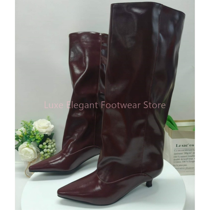 Bottes hauteur genou à bout po - Street Fashion Lady avis et prix