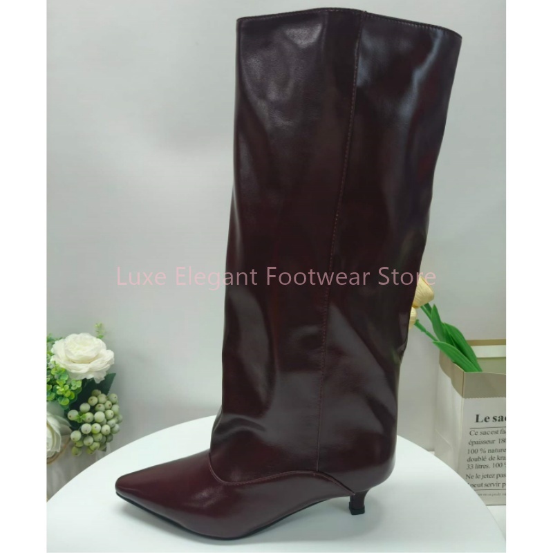 Bottes hauteur genou à bout po - Street Fashion Lady avis et prix