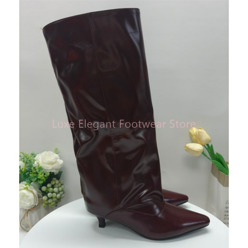 Bottes hauteur genou à bout po - Street Fashion Lady avis et prix