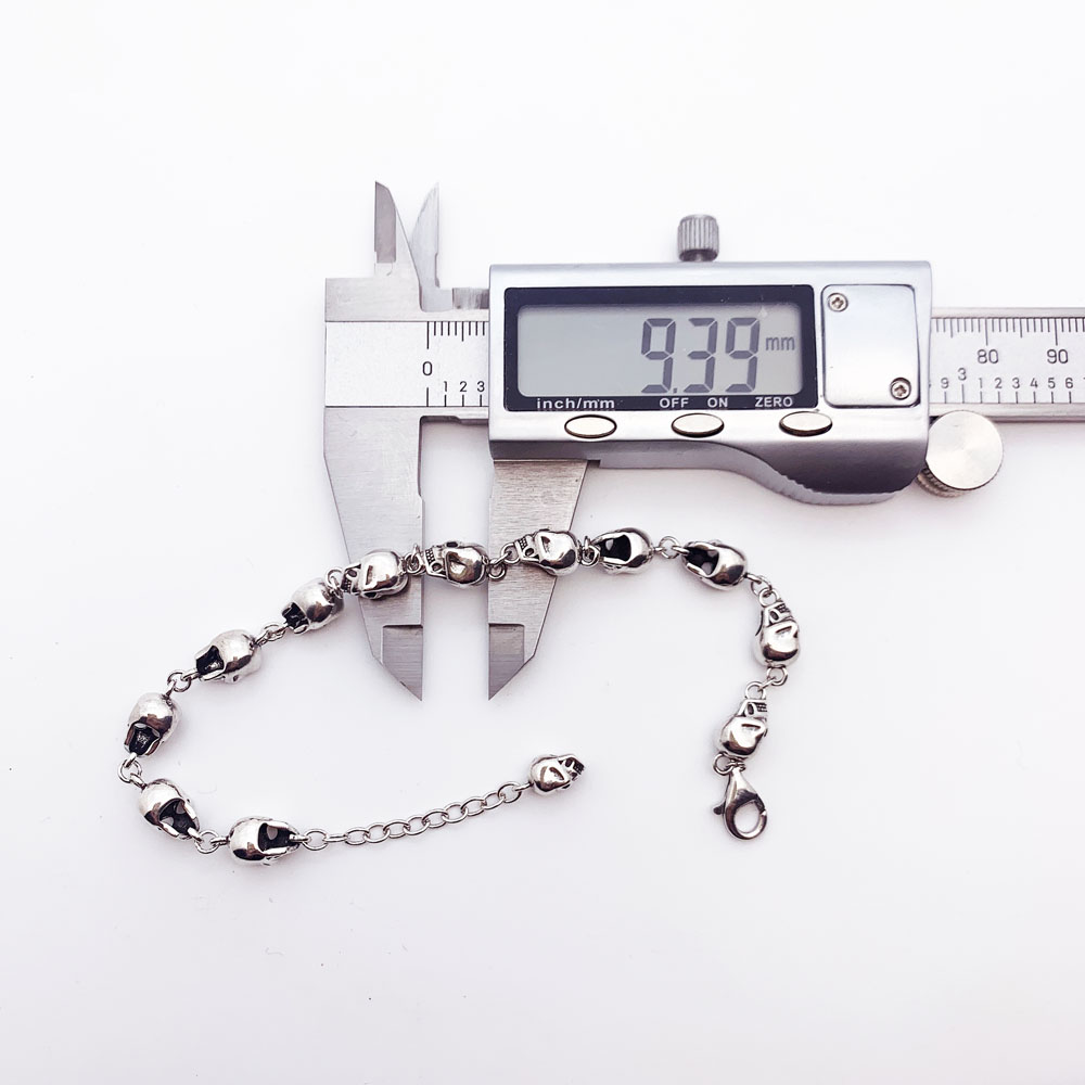 Bracelets Punk en argent Sterl - Street Fashion Europe avis et prix
