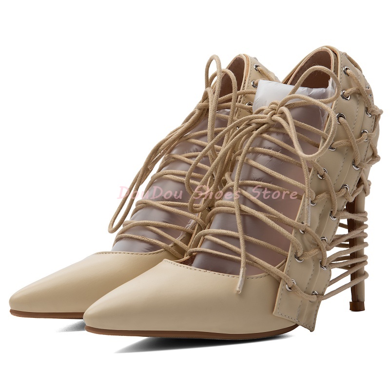 Sandales à talon couvert beige - Street Fashion Lady avis et prix