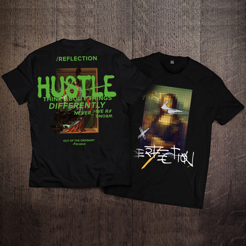 T-shirt à manches courtes en c - Street Fashion Graffiti avis et prix