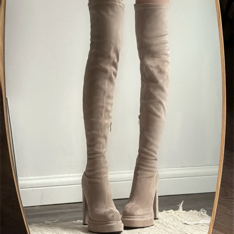 Bottes cuissardes sexy pour fe - Street Fashion Lady avis et prix