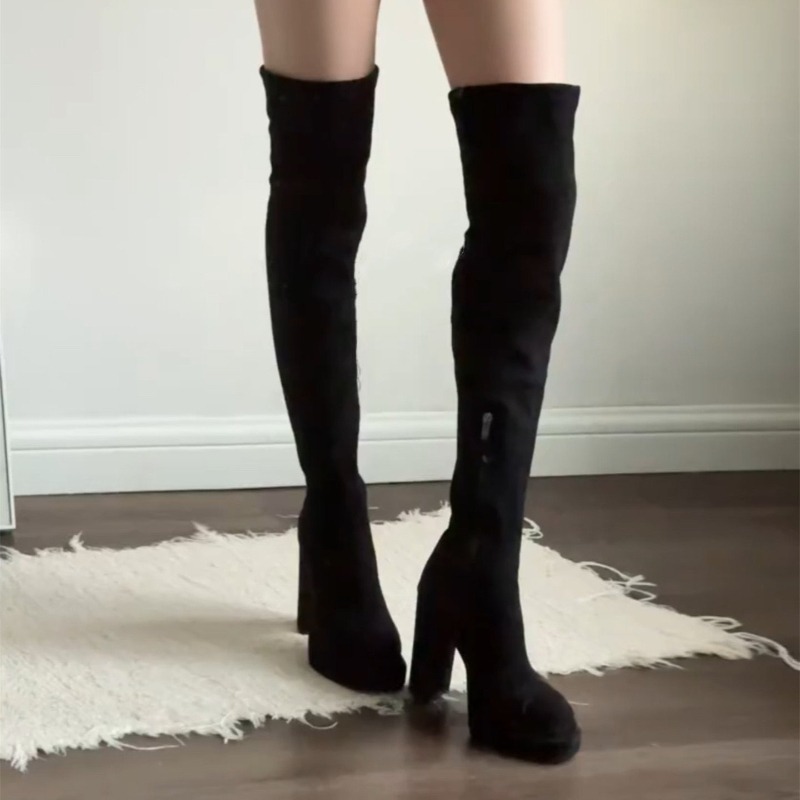 Bottes cuissardes sexy pour fe - Street Fashion Lady avis et prix