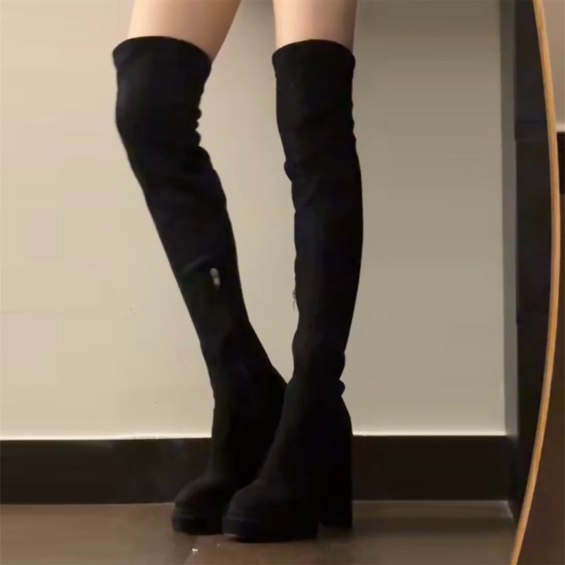 Bottes cuissardes sexy pour fe - Street Fashion Lady avis et prix