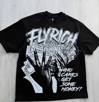 Y2k Harajuku Streetwear – T-Sh - Street Fashion Baggy avis et prix
