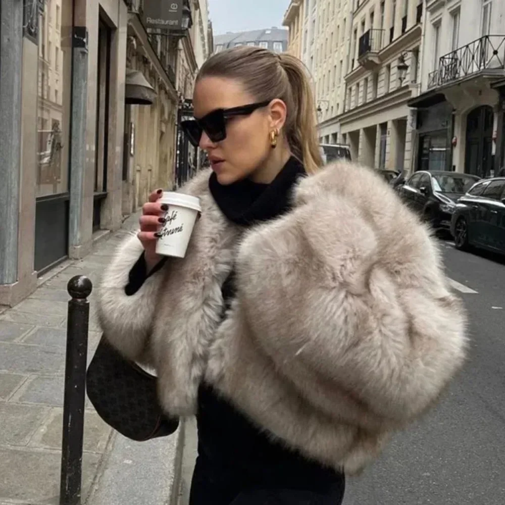 Veste fausse fourrure femmes r - Street Fashion Week avis et prix