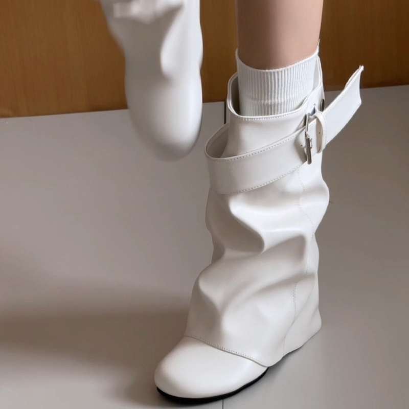 Nouvelles bottes en cuir soupl - Street Fashion News avis et prix