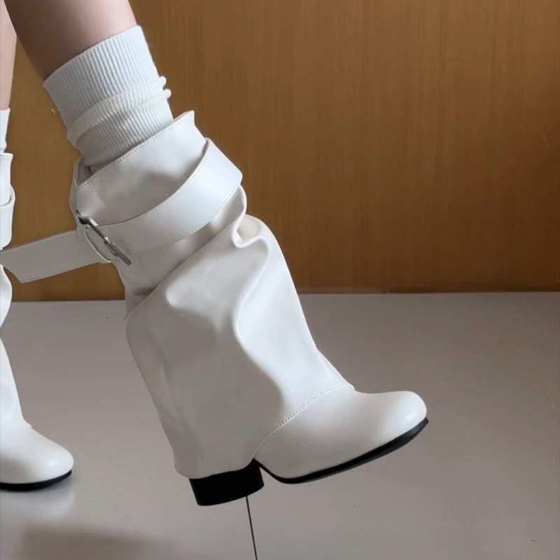 Nouvelles bottes en cuir soupl - Street Fashion News avis et prix
