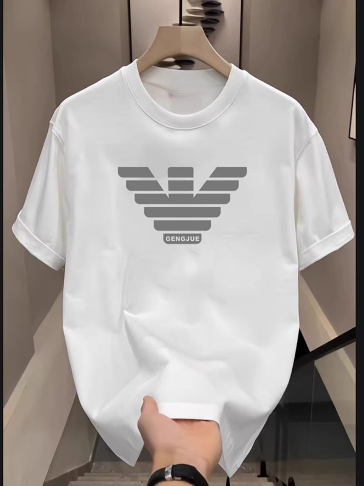 T-shirt décontracté classique  - Street Fashion Brand Logo avis et prix