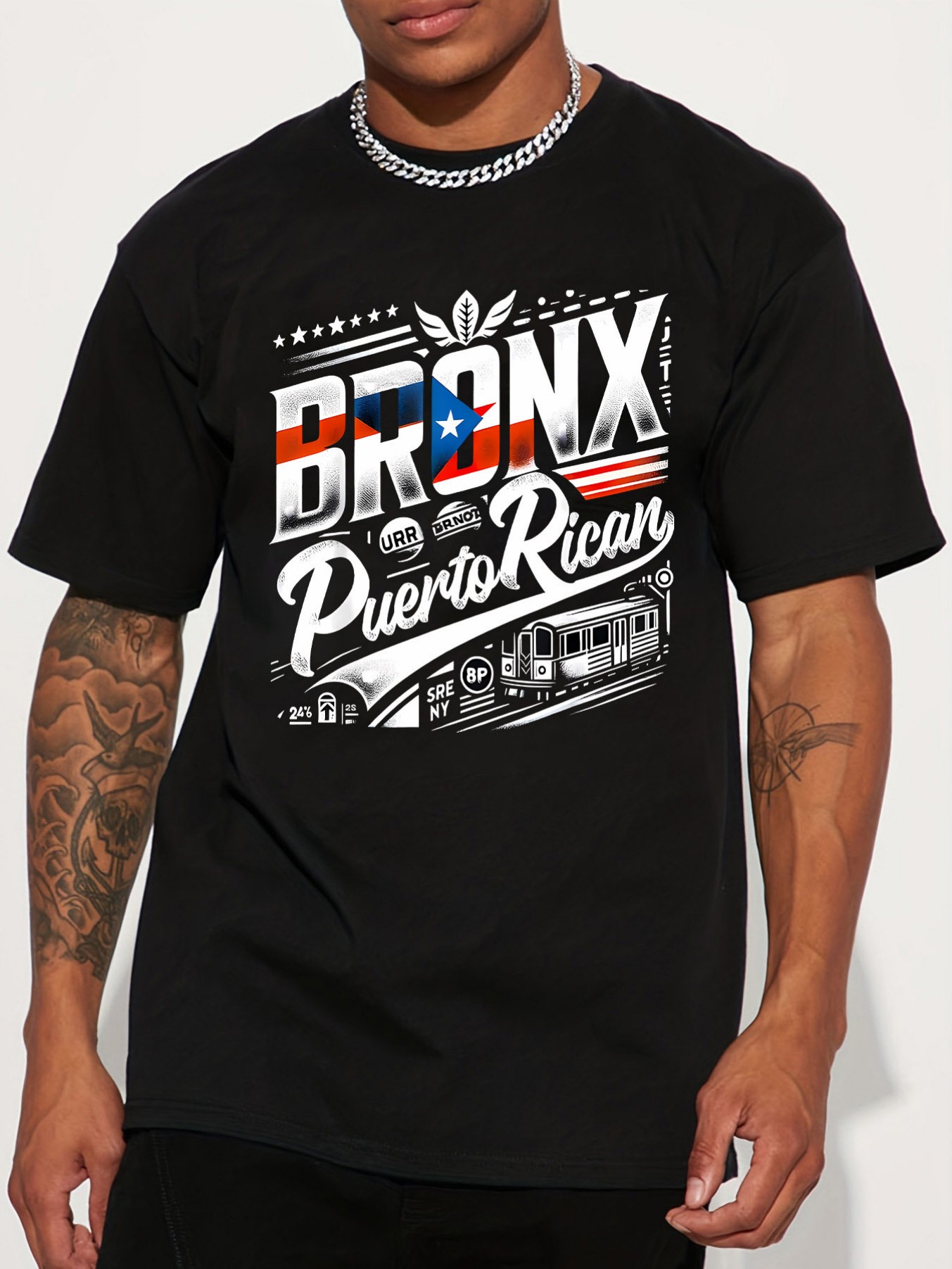 T-shirt à manches courtes avec - Street Fashion Brand Logo avis et prix