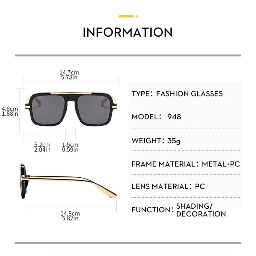 Lunettes de soleil carrées de  - Street Fashion Photoshoot avis et prix