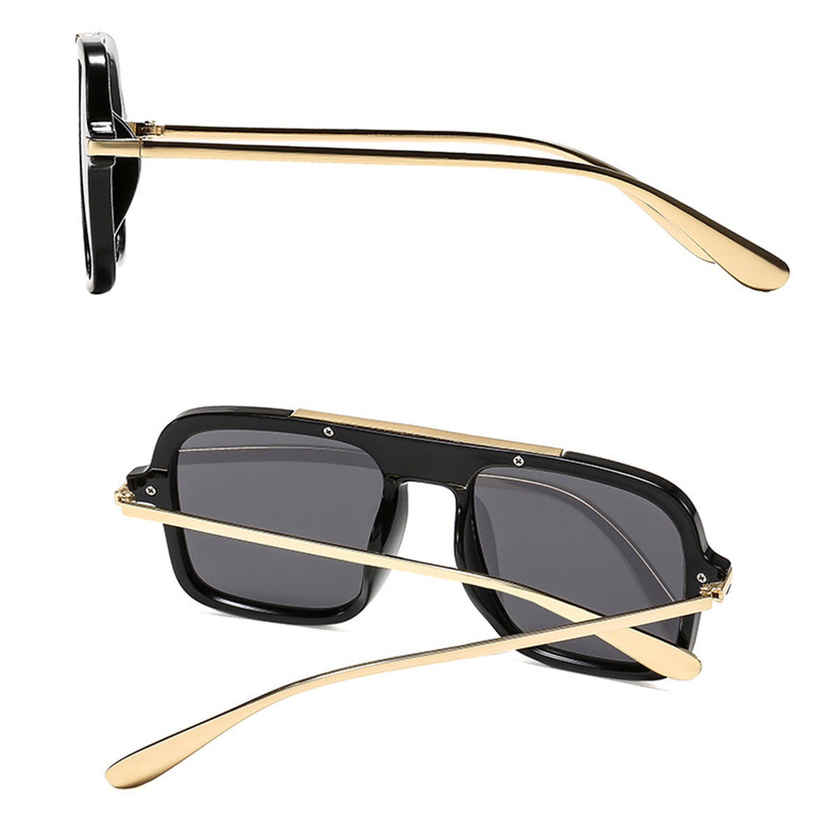 Lunettes de soleil carrées de  - Street Fashion Photoshoot avis et prix