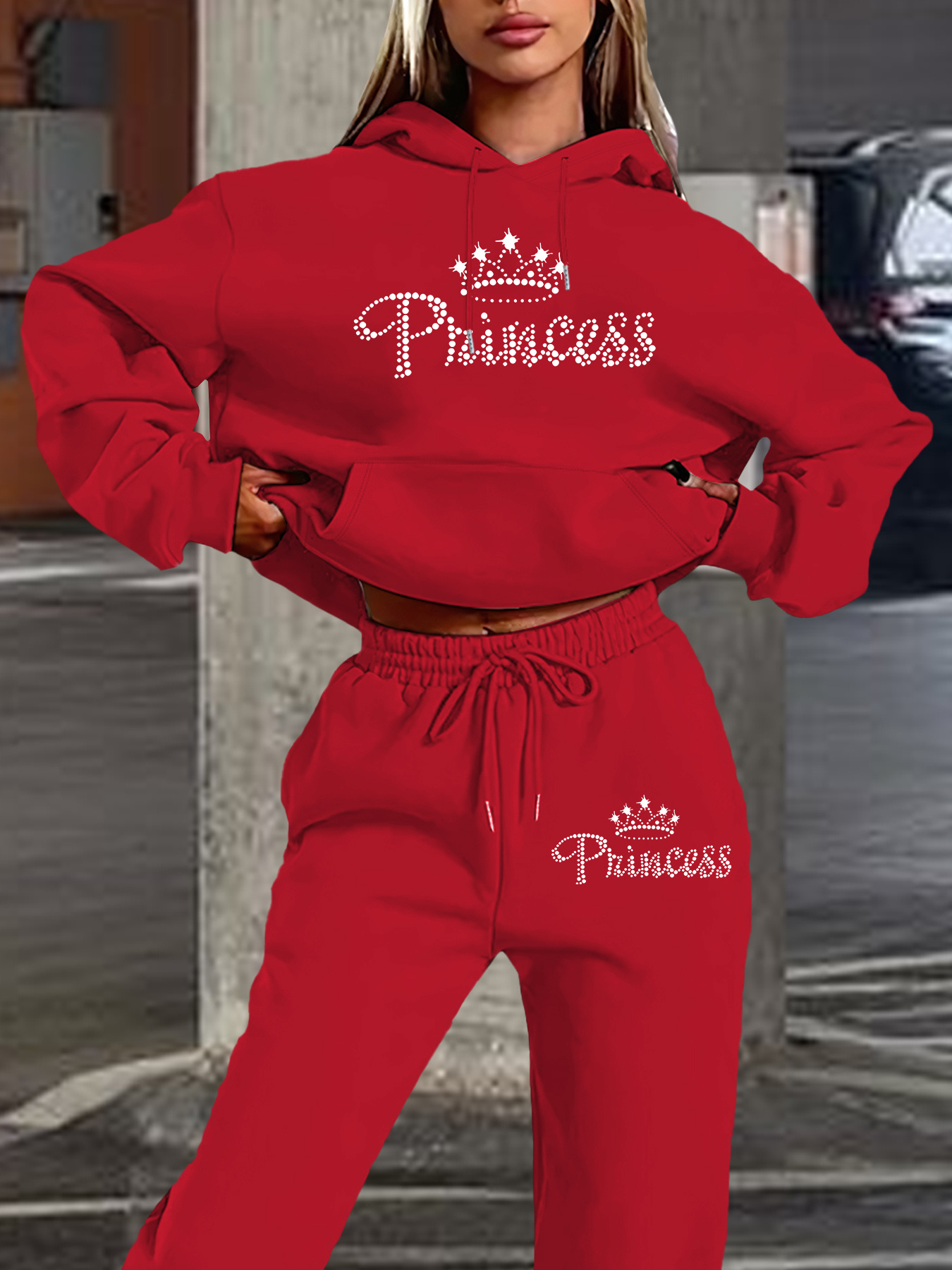 Ensemble sweat à capuche et pa - Street Fashion Lady avis et prix