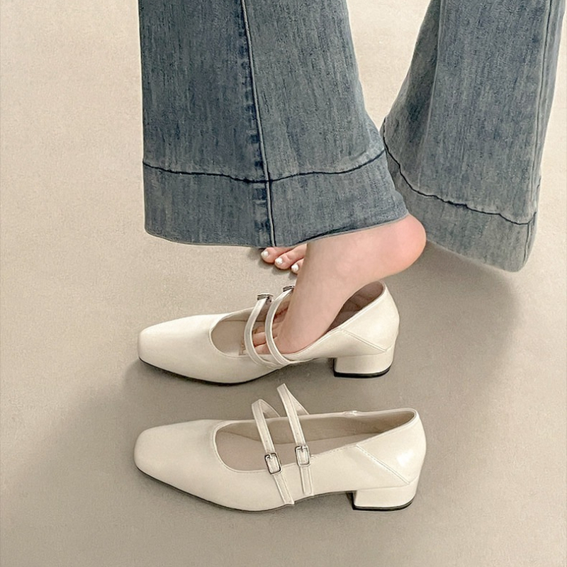 Chaussures Mary Jane argentées - Street Fashion Lady avis et prix