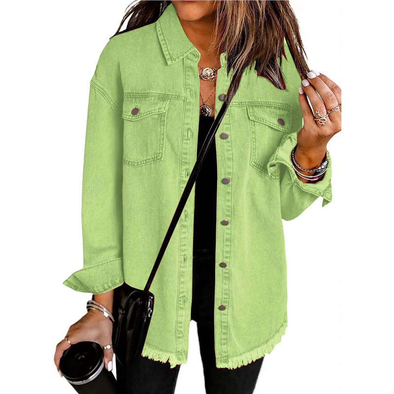 Veste Chemise en Jean Délavé p - Street Fashion Europe avis et prix