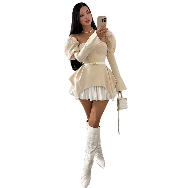Robe Courte Femme Chic à Manch - Guangzhou Street Fashion avis et prix