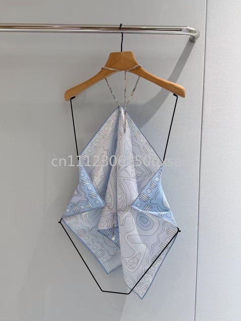 Hauts bleu clair sexy pour fem - Street Fashion Brand Logo avis et prix