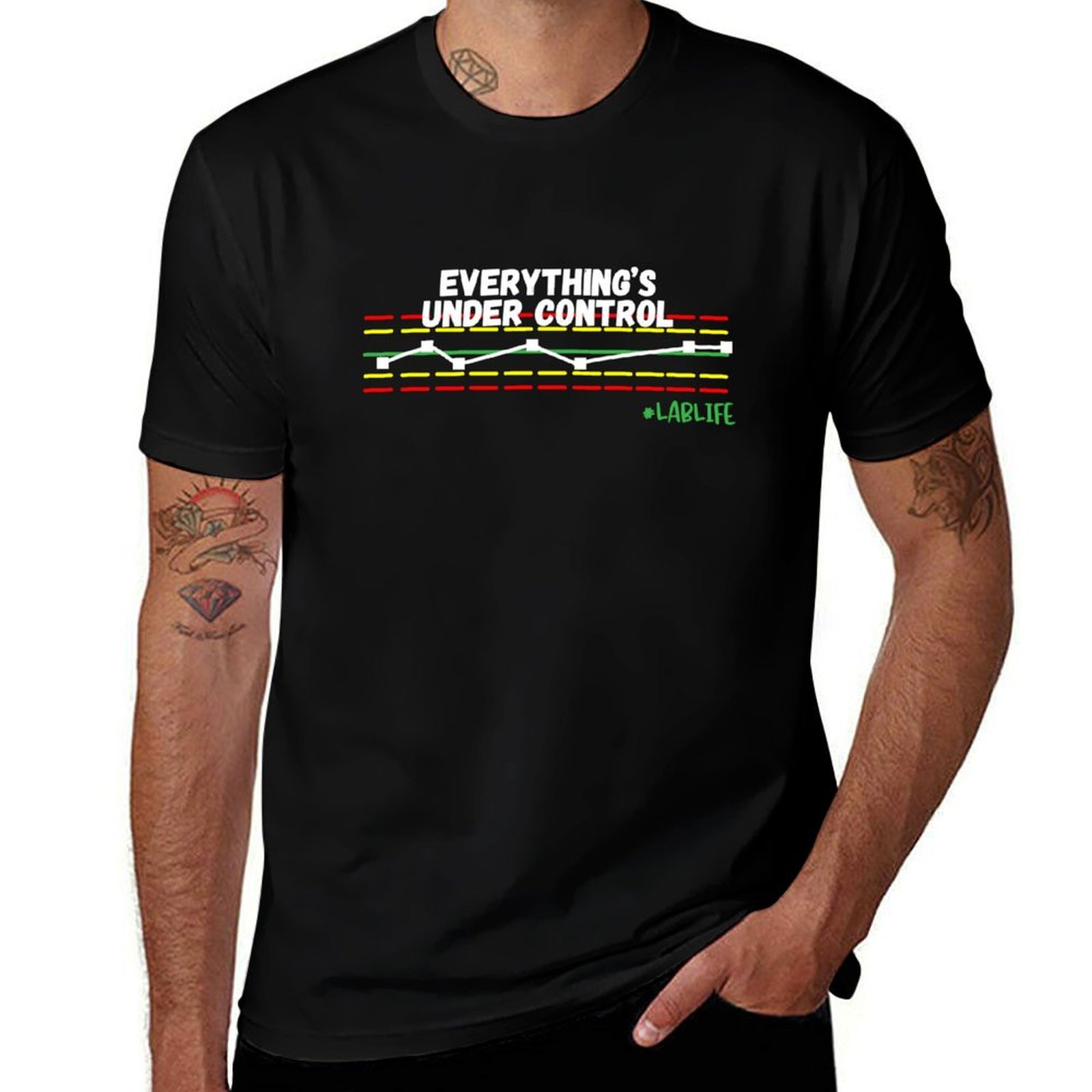T-shirt Funny Lab Tech, humori - Street Fashion Week avis et prix
